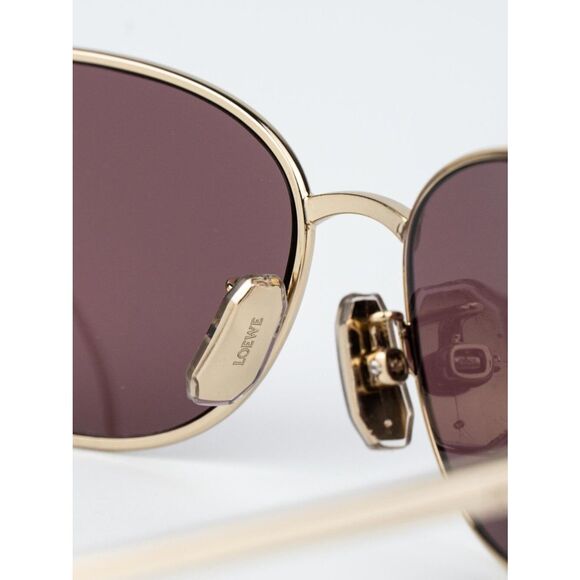 Loewe Women Sunglasses Gold Purple Wraparound LW40164U 32U NEW AUTHENTIC main image 12